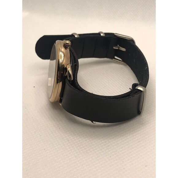 Fossil ES4421 Women's Black Leather Analog Pink Dial Quartz Genuine Watch HK59 - Picture 8 of 9